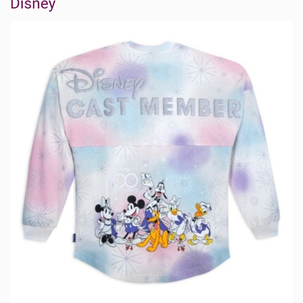 Disney Parks 100th Anniversary Cast Member Spirit Jersey Adult Size S NWOT!